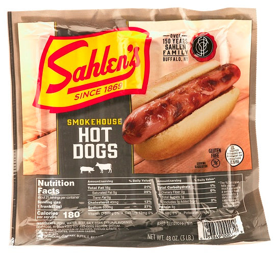 Sahlen's hot shop dog coupons