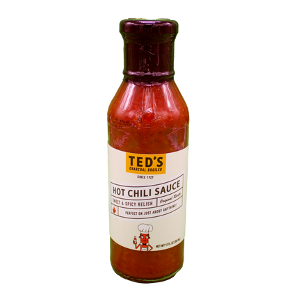 Ted's Hot Dog Sauce NOW TED"S HOT CHILI SAUCE