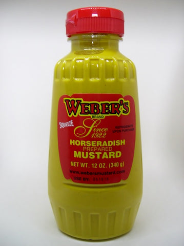 Weber's Horseradish Mustard - 12oz